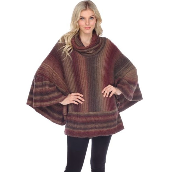 Dor Dor Couture Sweaters - DOR DOR COUTURE Chunky Slouchy Oversized Bat Wing Dolman Cowneck Sweater Medium